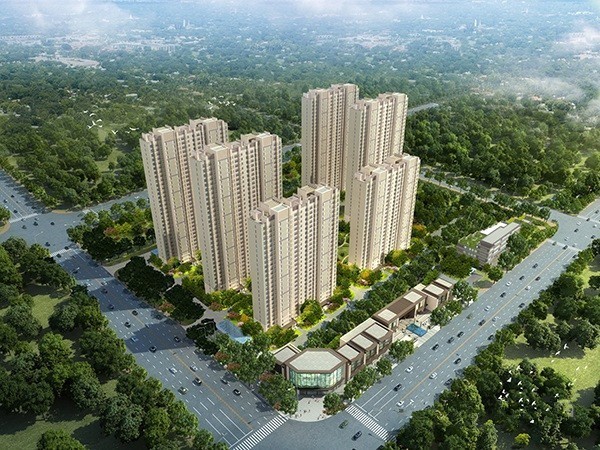 西安萬科幸福臻園選用新潔源輕質抹灰石膏